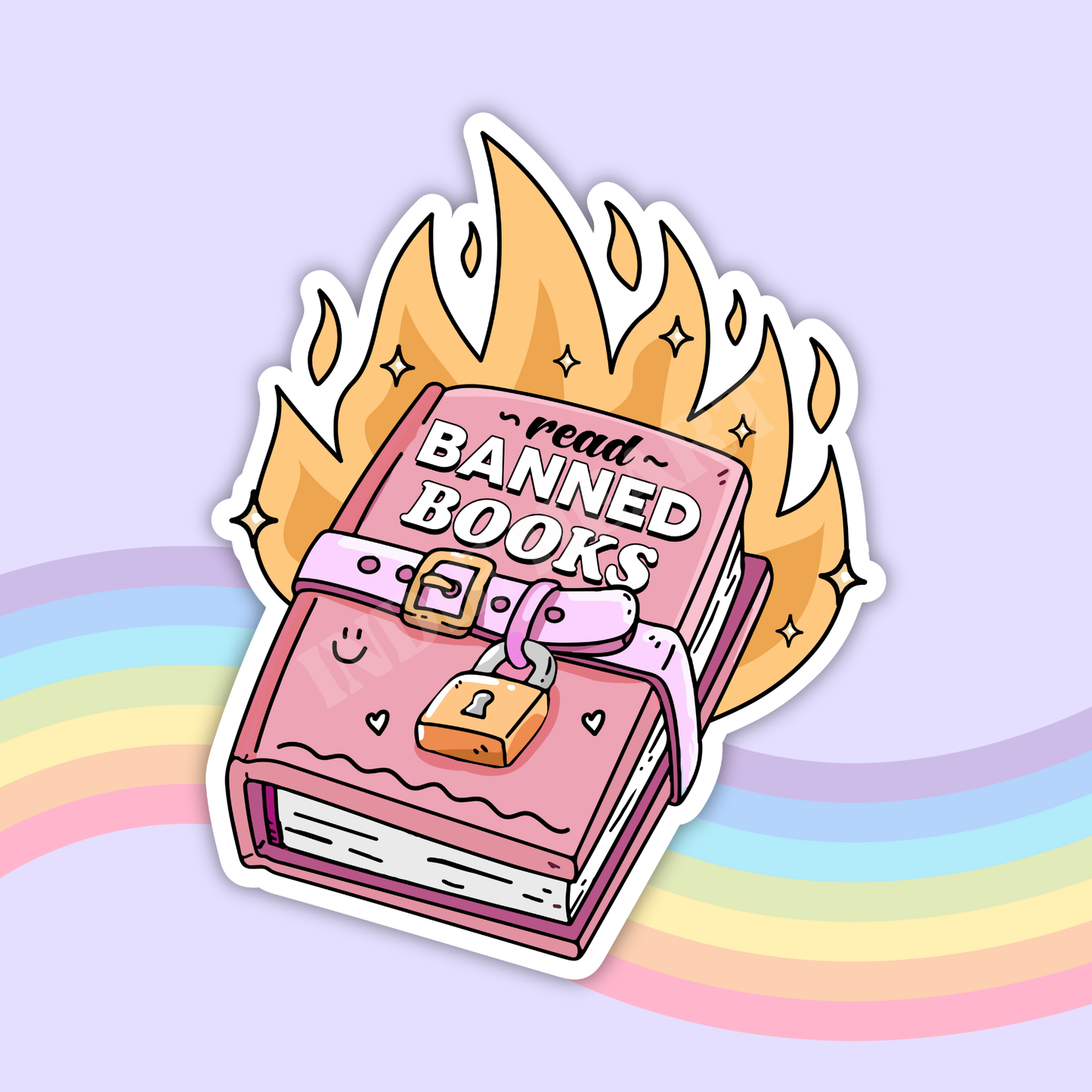 Read Banned Books Sticker