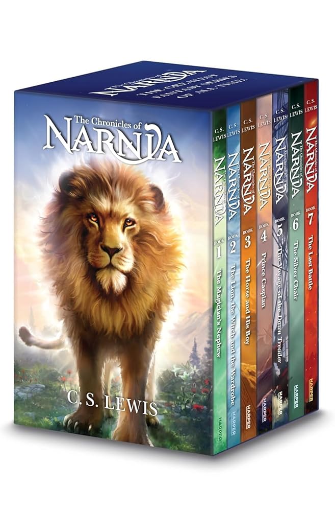 The Chronicles of Narnia 7-Book Box Set + Trivia Book Includes The Magician's Nephew,The Lion the Witch and the Wardrobe, The Horse and His Boy,Prince Caspian, The Voyage of the Dawn Treader ,The Silver Chair, The Last Battle, +Trivia Book +Bookmark cover image