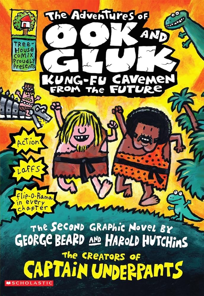 The Adventures of Ook and Gluk: Kung Fu Cavemen from the Future (Captain Underpants) cover image