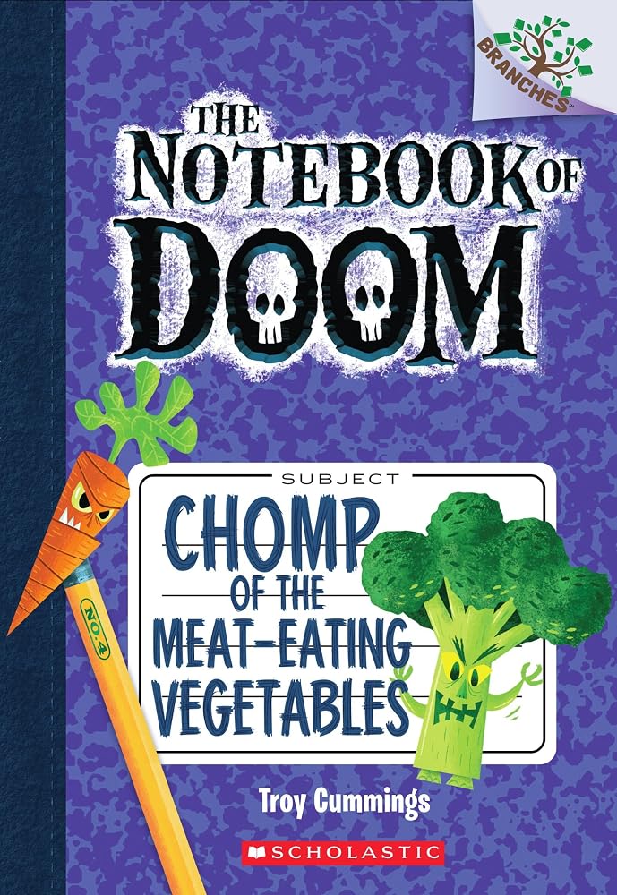 Chomp of the Meat-Eating Vegetables: A Branches Book (The Notebook of Doom #4) (4) cover image