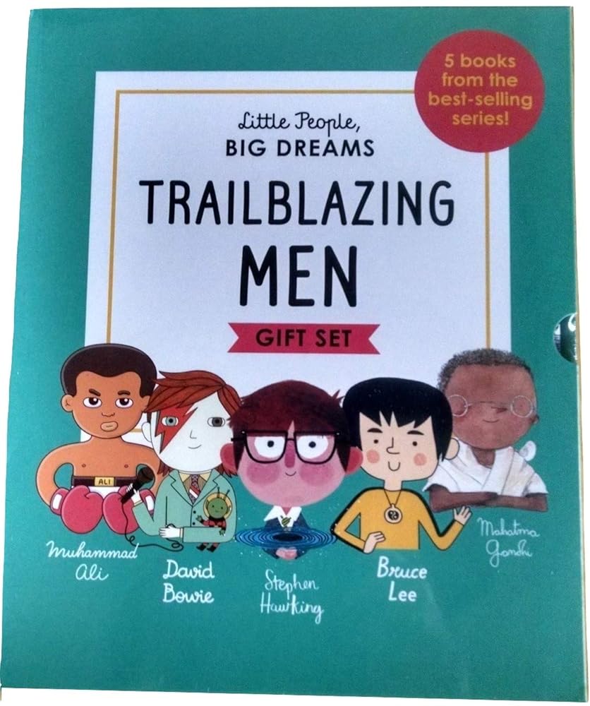 Trailblazing Men 5 Book Boxed Gift Set : Muhammad Ali, David Bowie, Stephen Hawking, Bruce Lee and Mahatma Ghandi cover image