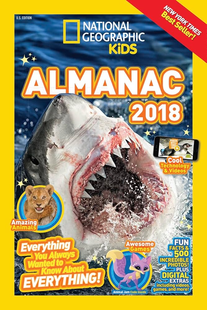 National Geographic Kids Almanac 2018 (National Geographic Almanacs) cover image