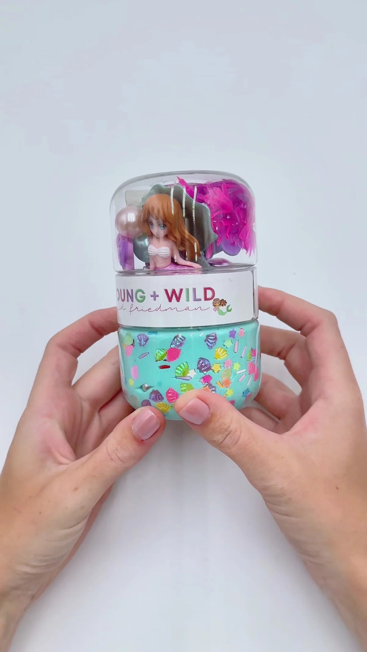 Mermaid Grab and Go Playdough