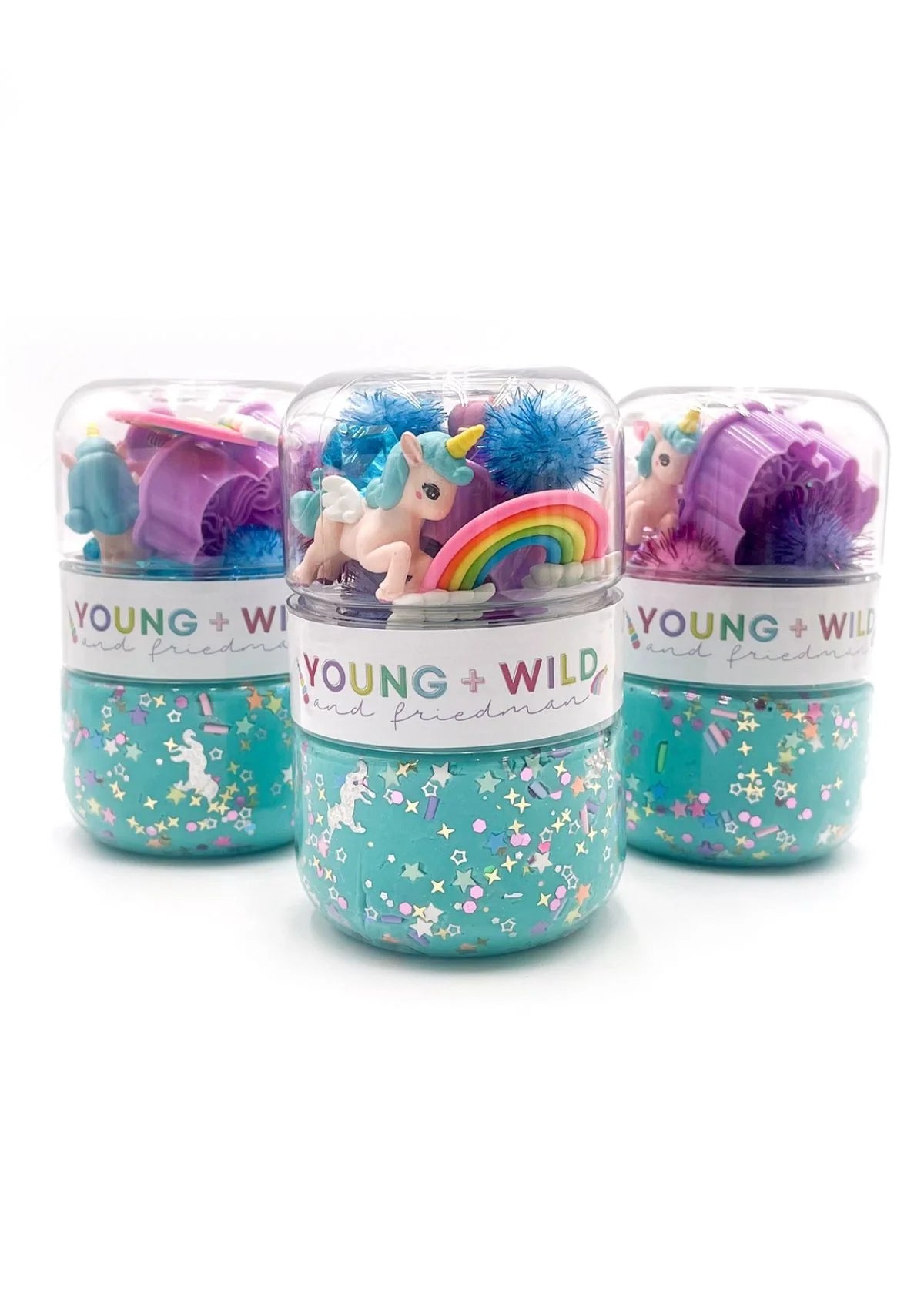 Unicorn Grab and Go Playdough