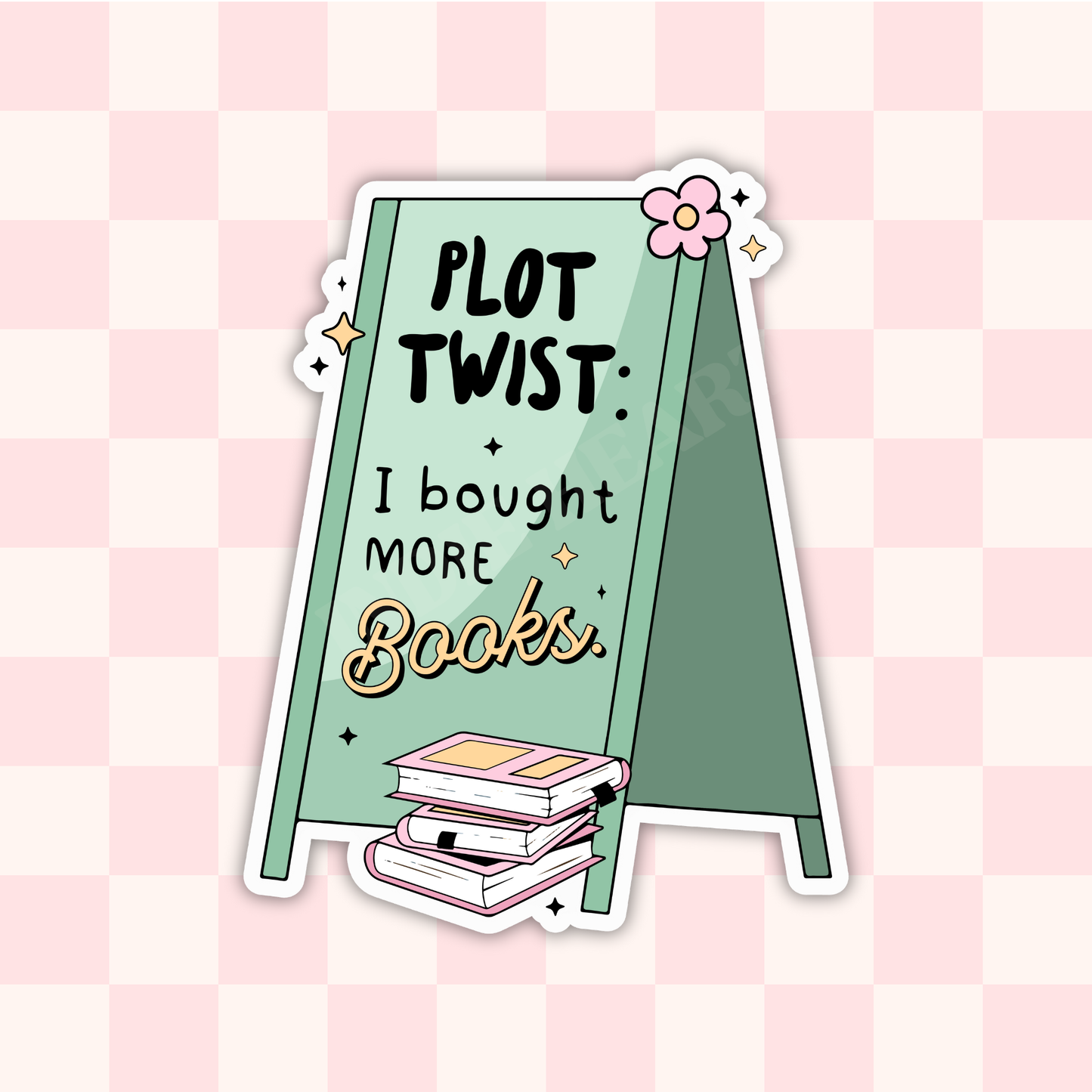 Plot Twist Vinyl Sticker  