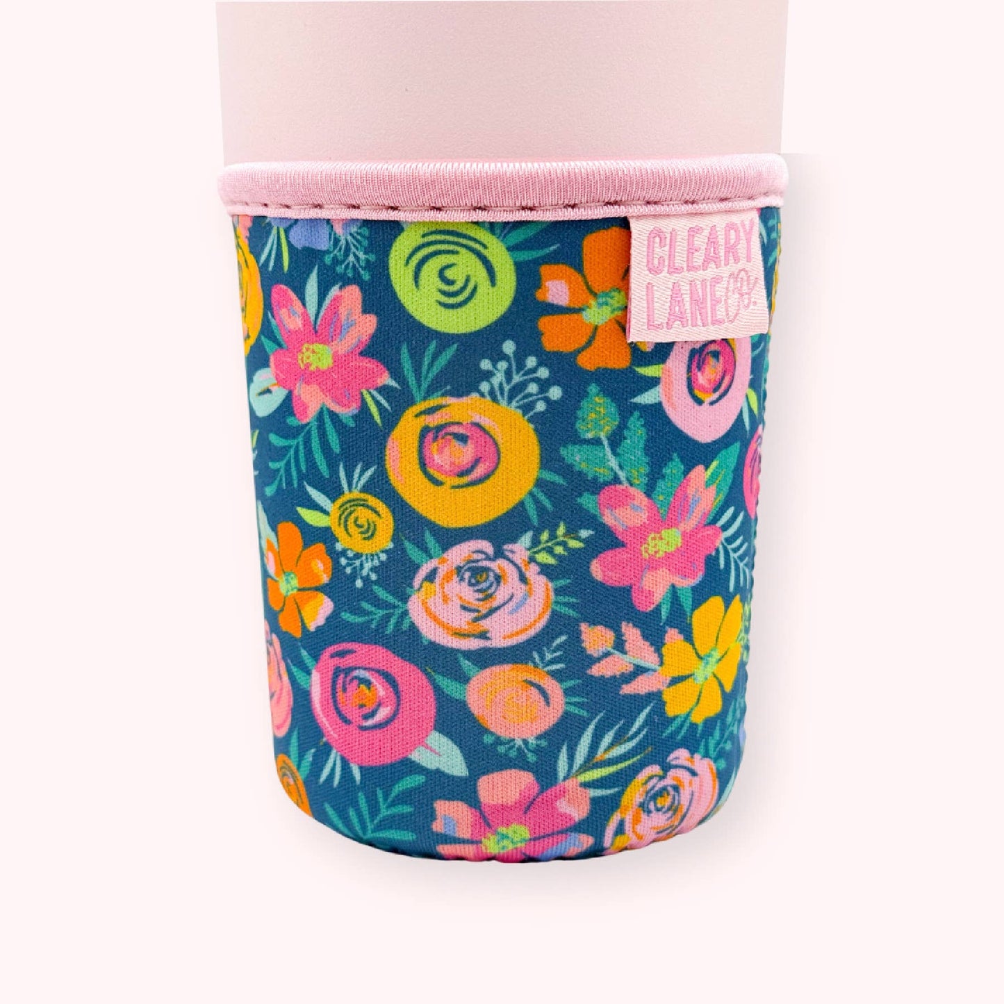 Emerald Rainbow Fields Coffee Cup Sleeve