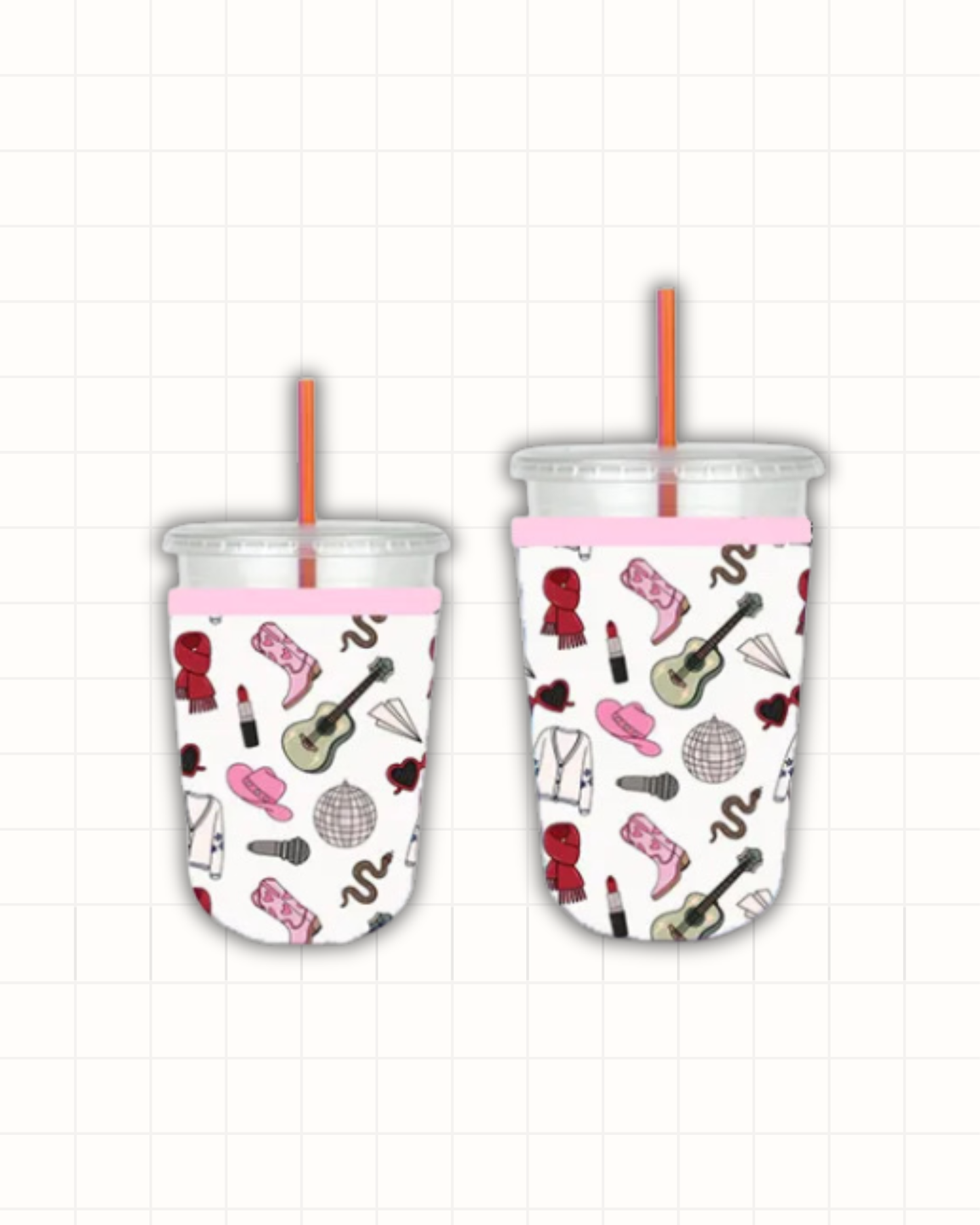 Taylor coffee sleeve, iced coffee Koozie