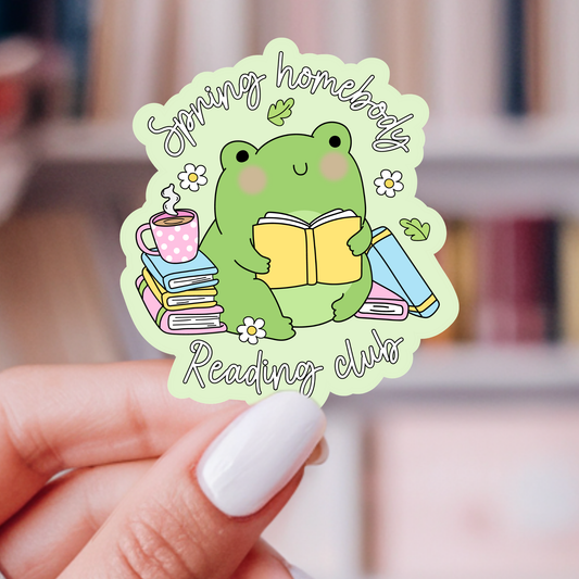 Spring Homebody Sticker | Spring Reading Club