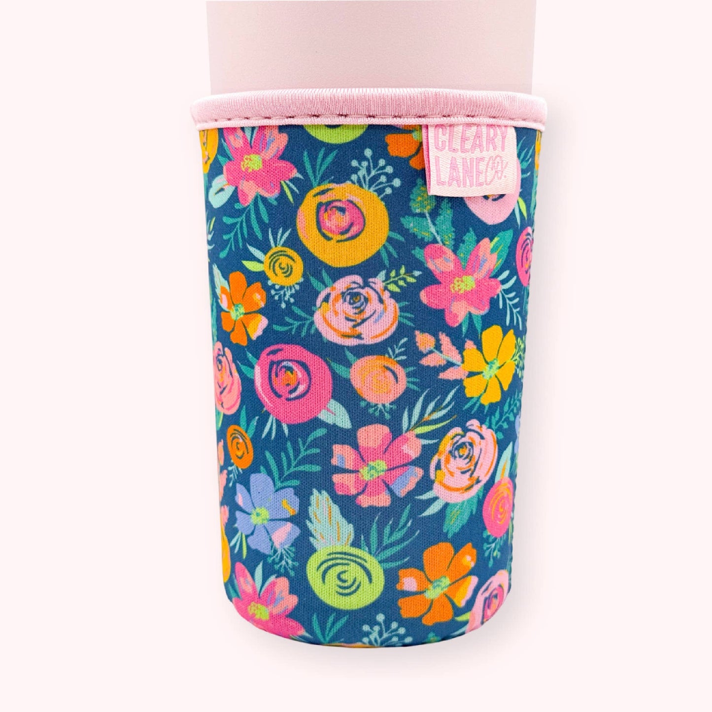 Emerald Rainbow Fields Coffee Cup Sleeve