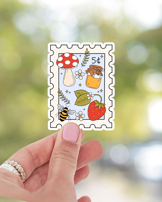 Cottage Stamp Sticker 