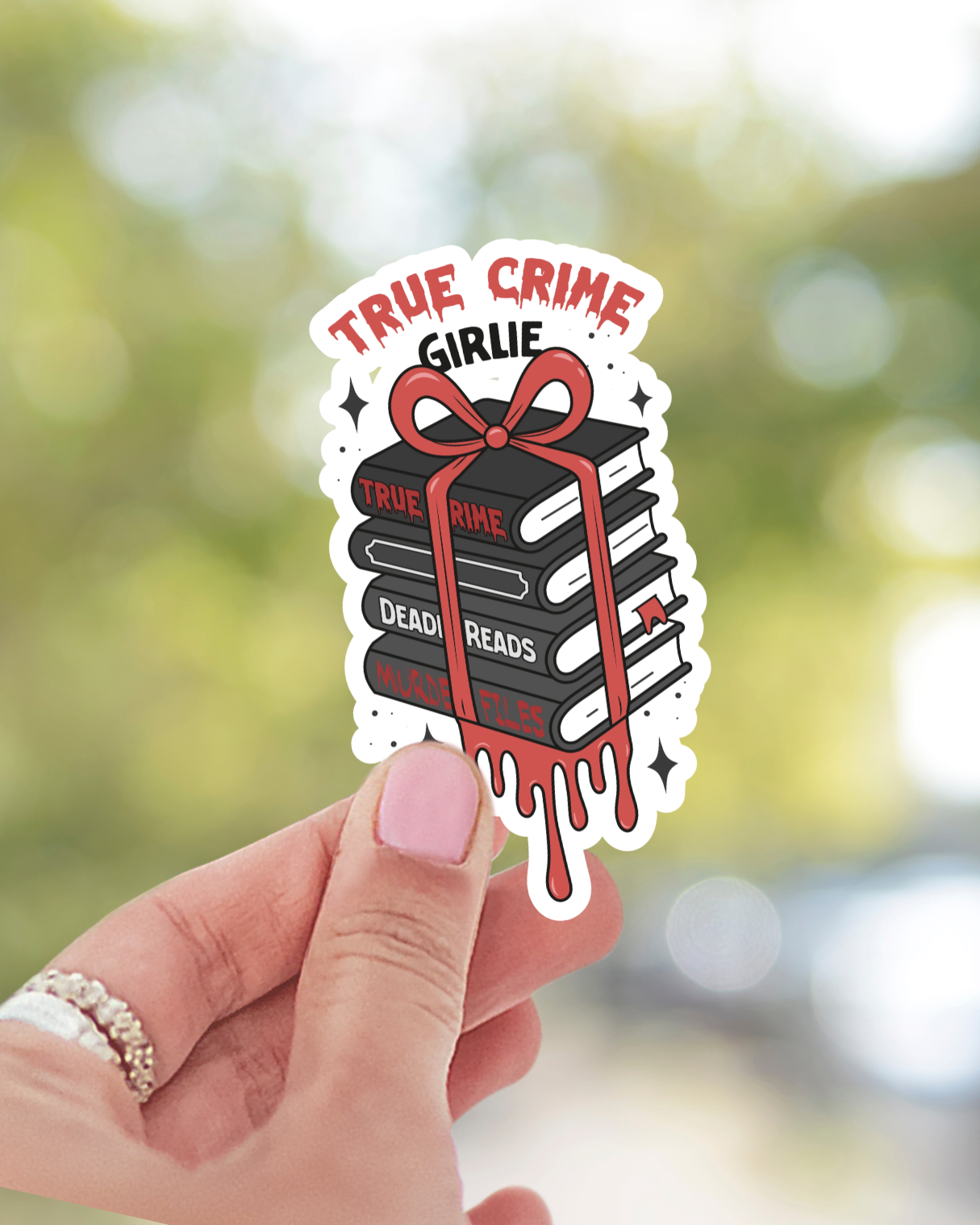 True Crime girlie Sticker 