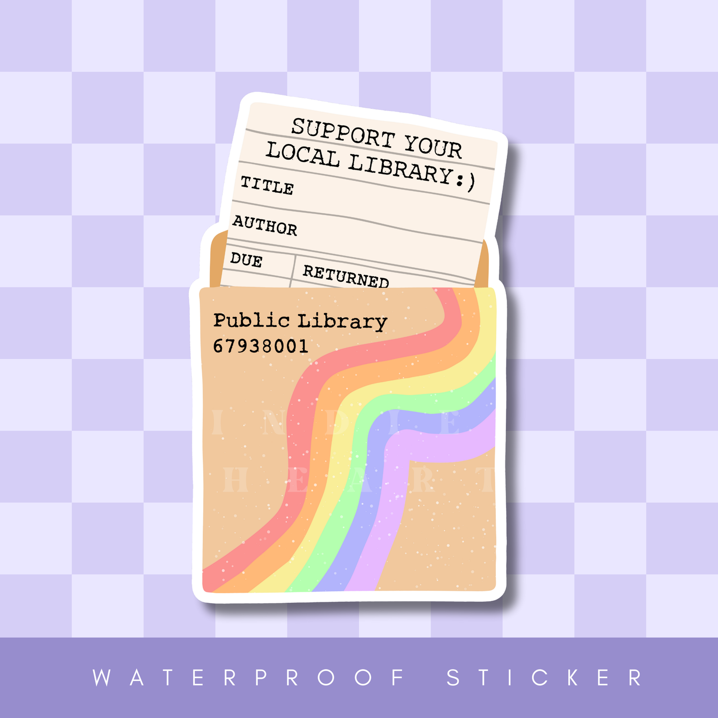 Support your local Library Sticker