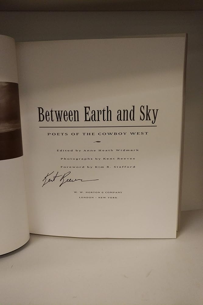 Between Earth and Sky: Poets of the Cowboy West cover image