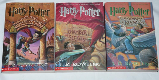 Harry Potter and the Sorcerer's Stone / Harry Potter and the Chamber of Secrets / Harry Poter and the Prisoner of Azkaban cover image