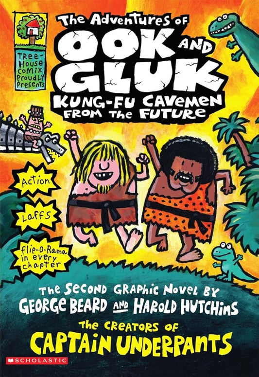 The Adventures of Ook and Gluk: Kung Fu Cavemen from the Future (Captain Underpants) cover image