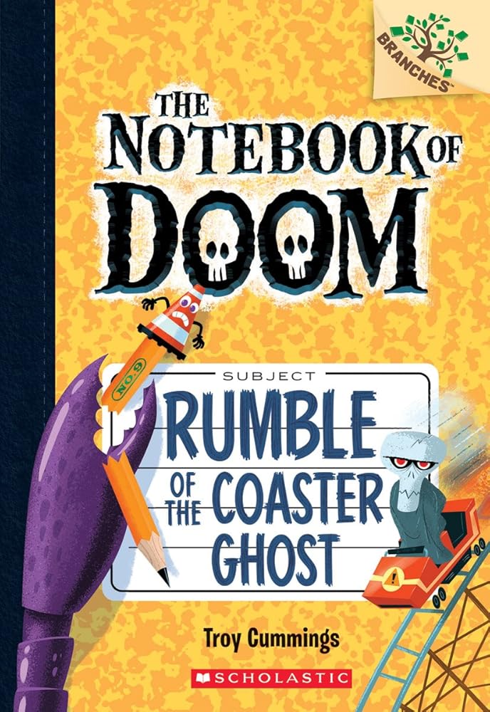 Rumble of the Coaster Ghost: A Branches Book (the Notebook of Doom #9): Volume 9 cover image