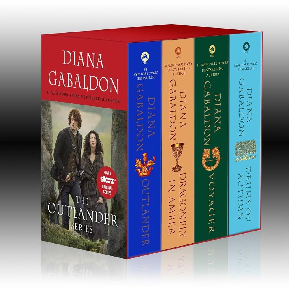 Outlander 4-Copy Boxed Set: Outlander, Dragonfly in Amber, Voyager, Drums of Autumn cover image
