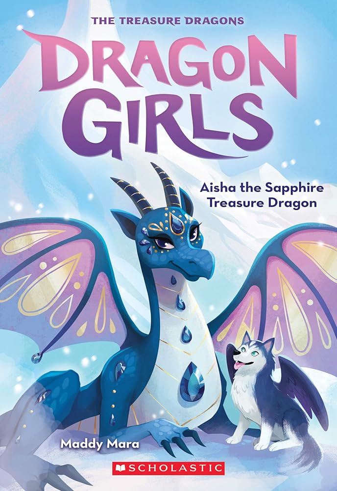 Aisha the Sapphire Treasure Dragon (Dragon Girls #5) (5) cover image