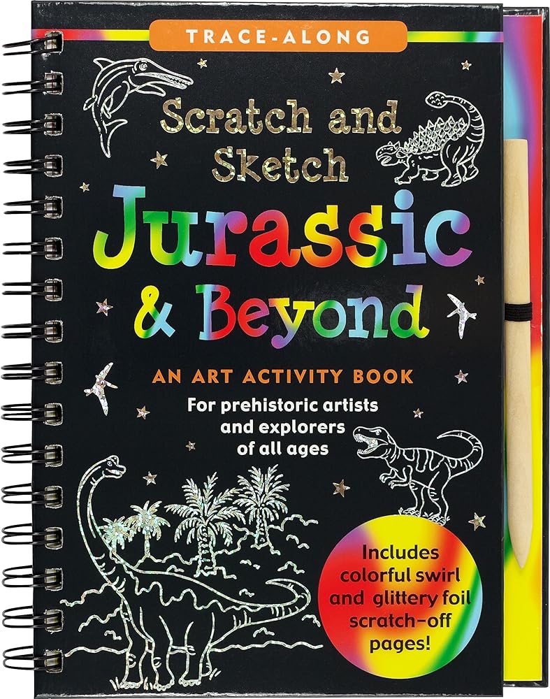 Scratch & Sketch Jurassic (Trace Along) cover image