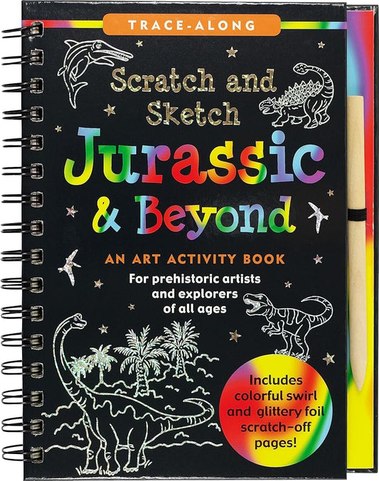 Scratch & Sketch Jurassic (Trace Along) cover image
