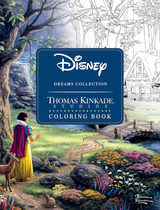 Disney Dreams Collection Thomas Kinkade Studios Coloring Book cover image