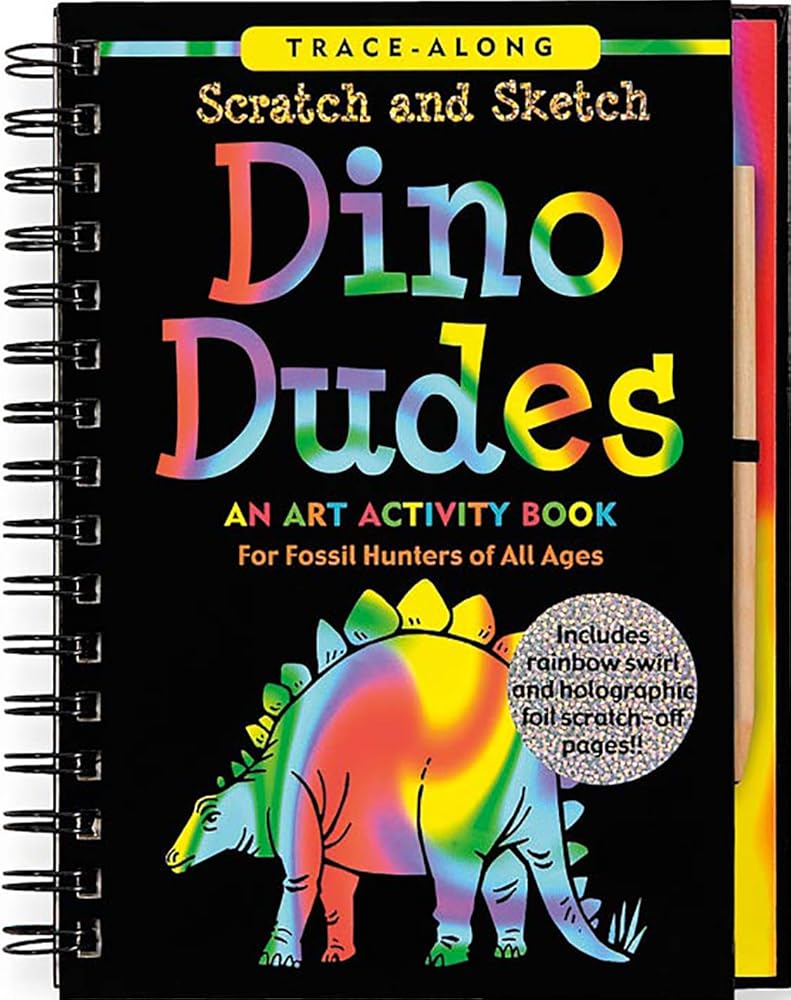 Scratch & Sketch Dino Dudes cover image