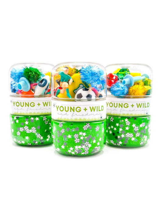 Soccer Grab and Go Playdough