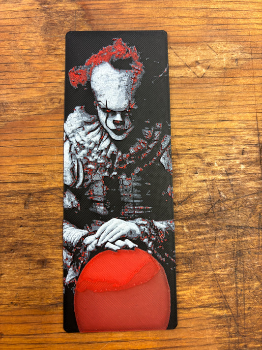 Pennywise with balloon bookmark