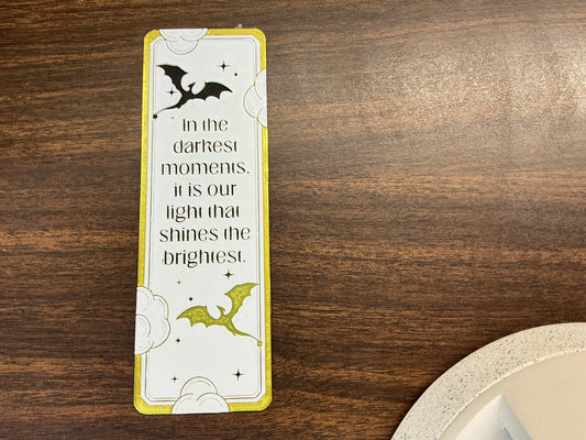 In the darkest moments