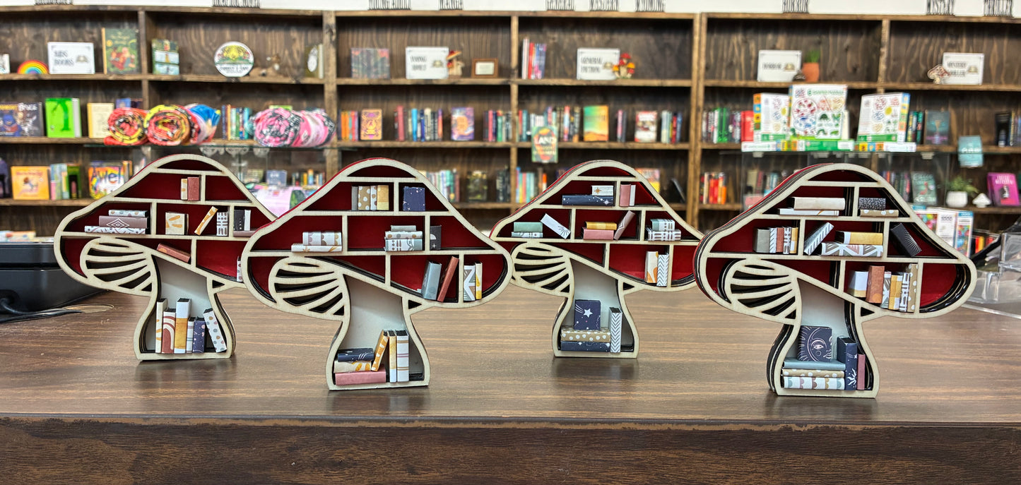 Mushroom Mini Bookshelves Emmy's Customs