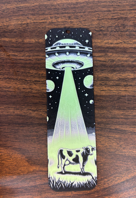 Alien Cow Bookmark