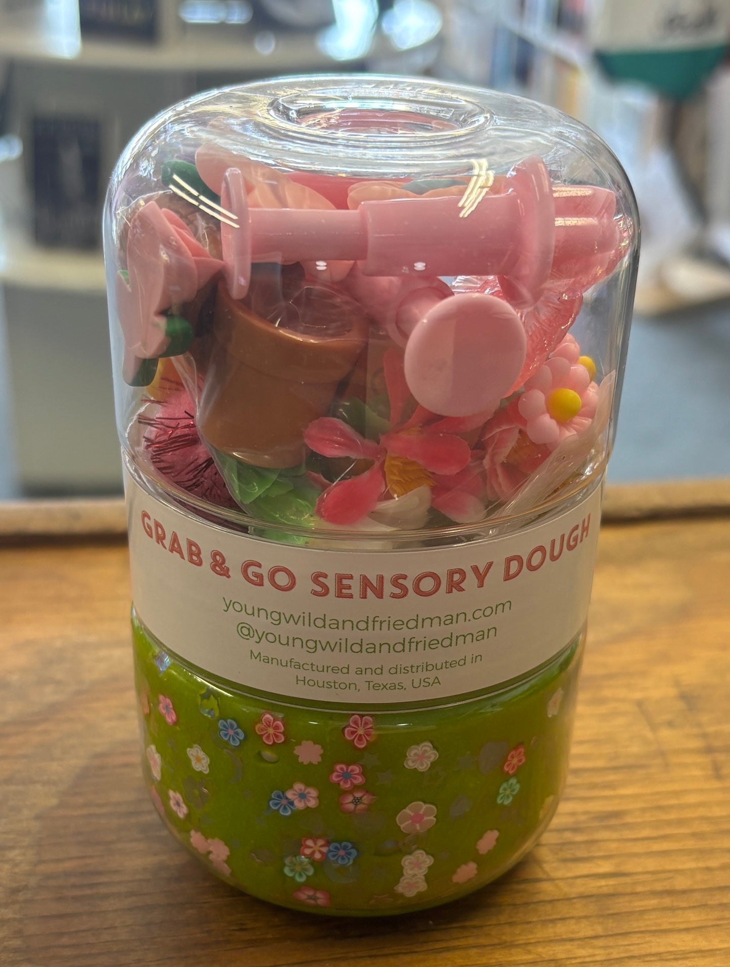 Garden Grab and Go Playdough