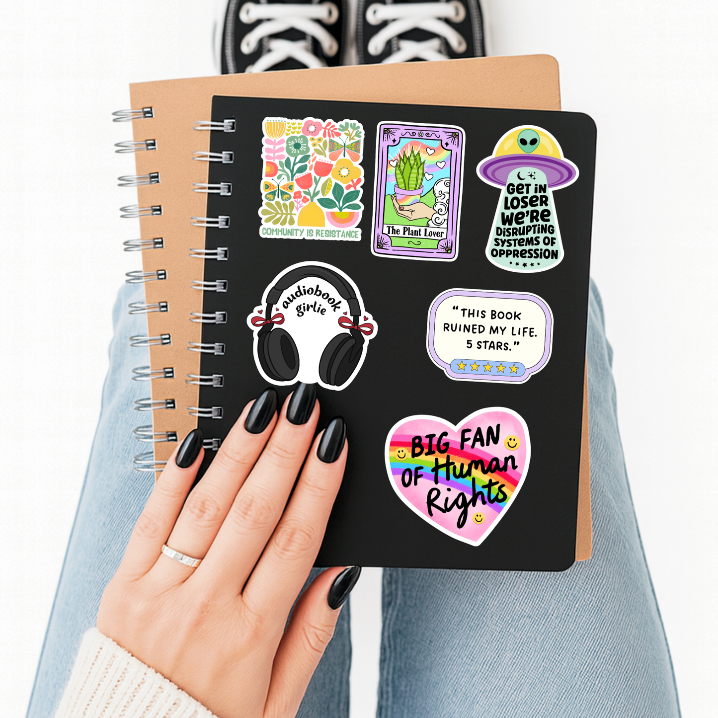 Big Fan of Human Rights Sticker | Social Justice Reader
