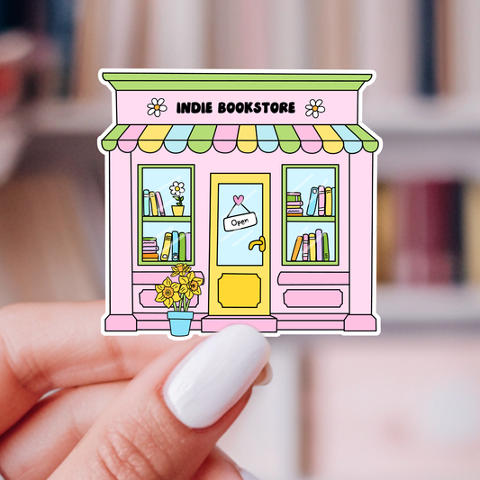 Indie Bookstore Sticker | Spring Reader 