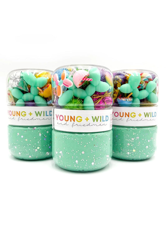 Birthday Grab and Go Playdough